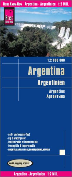 Reise Know-How Landkarte Argentinien / Argentina (1:2.000.000)