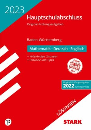 STARK Lösungen zu Original-Prüfungen Hauptschulabschluss 2023 - Mathematik