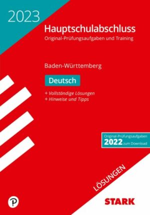 STARK Lösungen zu Original-Prüfungen und Training Hauptschulabschluss 2023 - Deutsch 9. Klasse - BaWü