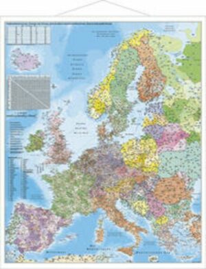 Stiefel Wandkarte Großformat Europa