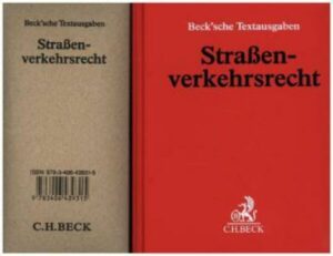 Straßenverkehrsrecht (ohne Fortsetzungsnotierung). Inkl. 85. Ergänzungslieferung