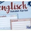 Vokabel-Karten Englisch 100 Stück A8