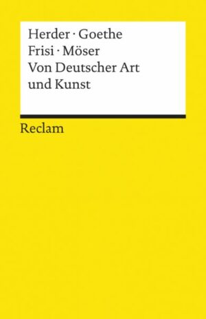 Von Deutscher Art und Kunst