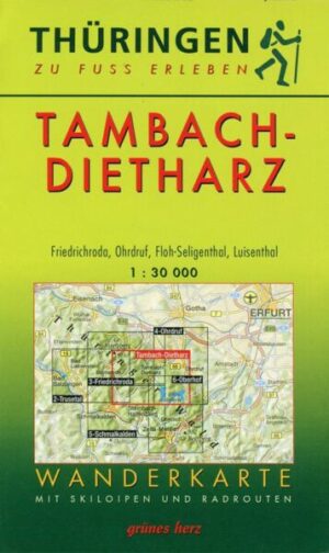 Wanderkarte Tambach-Dietharz 1:30.000