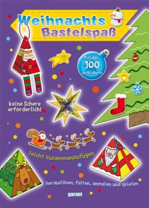 Weihnacht-Bastelspaß lila