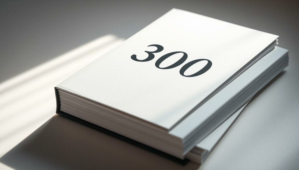 wie viele wörter hat ein buch mit 300 seiten